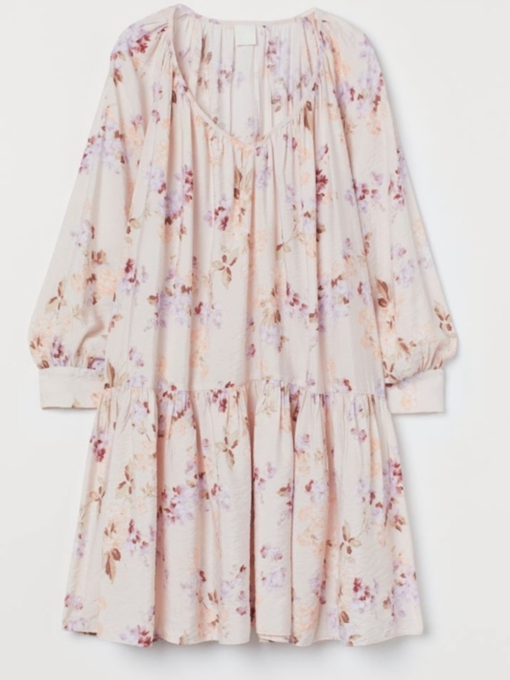 H&M floral oversized airy smock dress